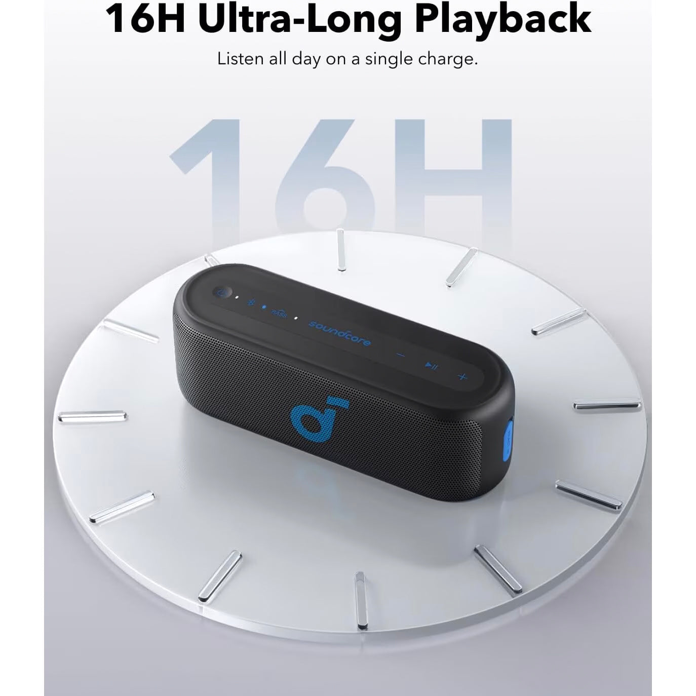 Portable Bluetooth Speaker Anker SoundCore Select 2S, 20W, Waterproof, Black A3171011 