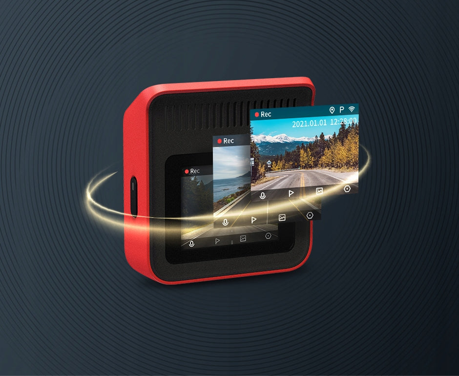 Car Camera 70mai Dash Cam A400, 2K, Wi-Fi, 2inch Display, Pink
