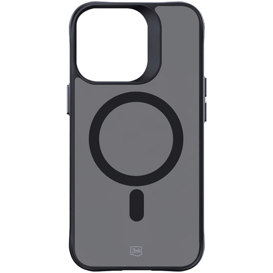 MagSafe Case for Apple iPhone 15 Pro Max, 3MK, Smoke MagCase, Black 