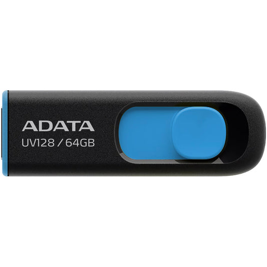 External Memory USB-A 3.2 Adata UV128, 64Gb AUV128-64G-RBE 